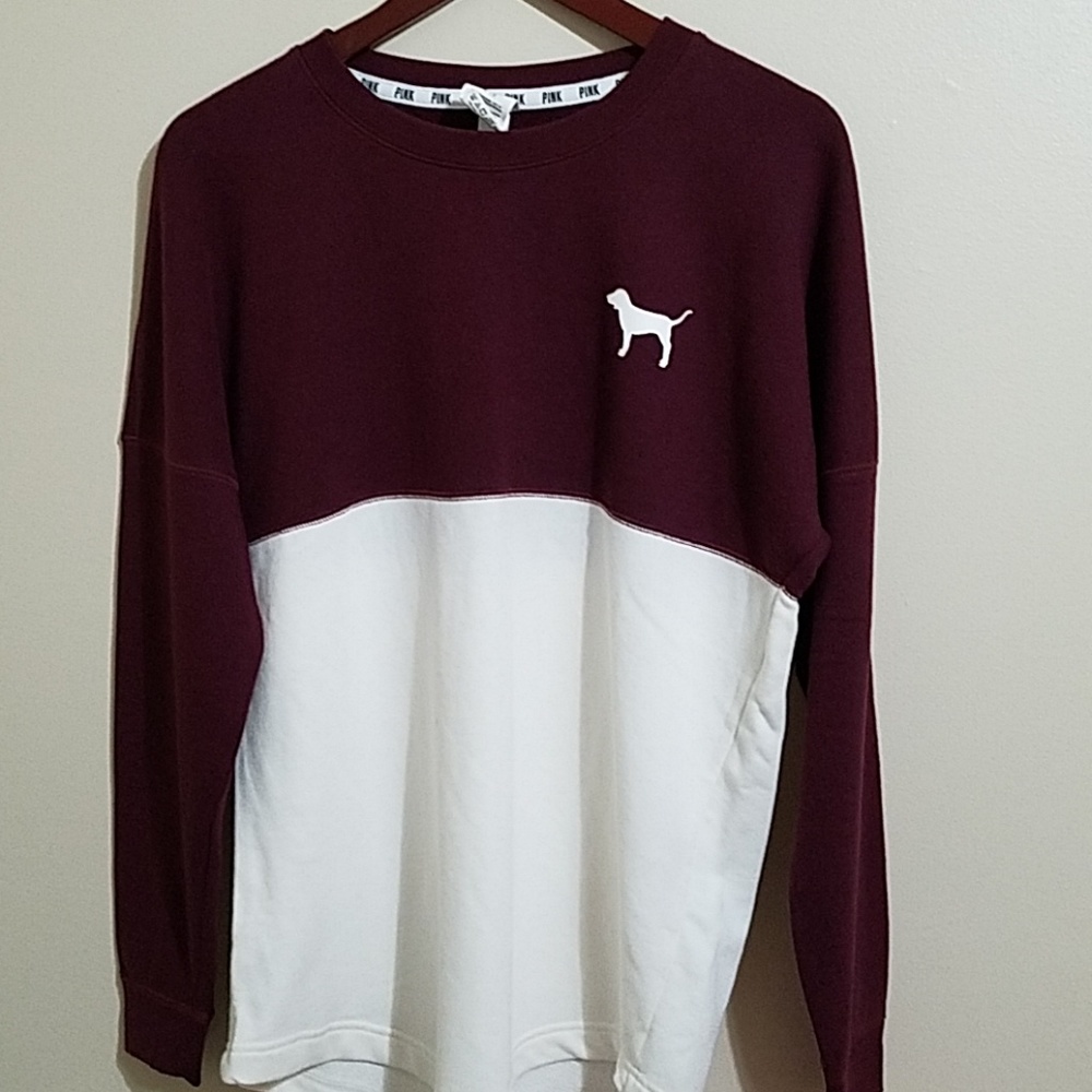 Pink Victoria Secret sweatshirt - Picture 2 of 3